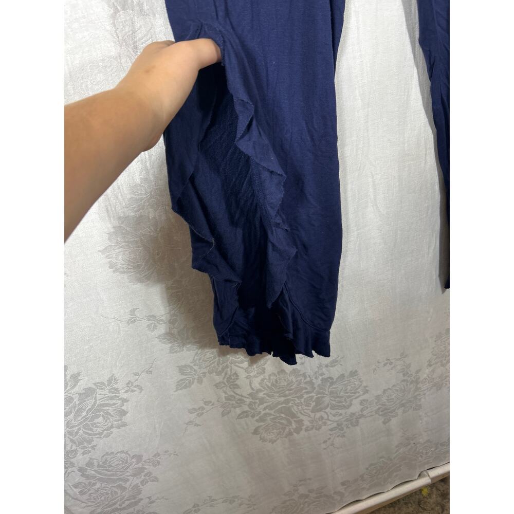 Matilda Jane Pants Small Navy Blue Ruffle Pull On - Picture 3 of 8